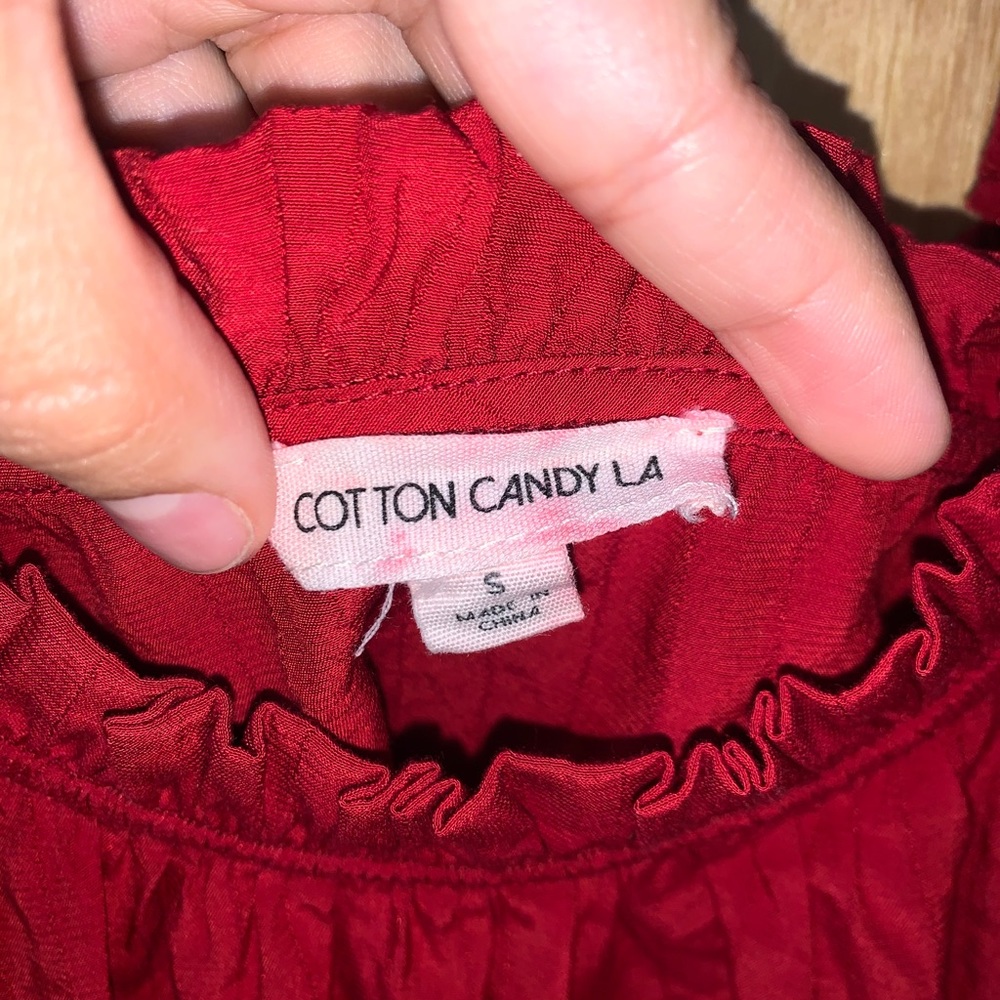 Red crop Top - Picture 5 of 6
